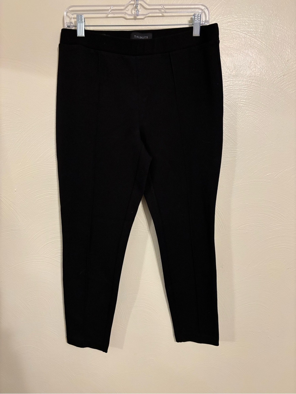 Talbots MP Skinny Ankle Pants Black Pull On Petite Stretch